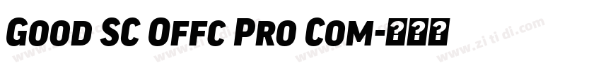 Good SC Offc Pro Com字体转换